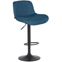 CLP Barhocker, Blau, 50x85x50 cm, Esszimmer, Barmöbel, Barhocker
