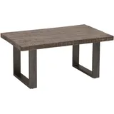 Riess-Ambiente Riess Ambiente Couchtisch Iron Craft 100cm Mangoholz grau Industrial Design Wohnzimmertisch Massivholz Holztisch