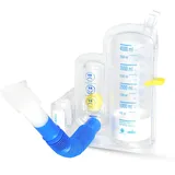 HaB Smile Atemtrainer I Inspiratorisches Atemtrainingsgerät zur Förderung der Tiefenatmung I Volumenanzeige bis 4000 ml I Lungentrainer zur Verbesserung der Atemfunktion & Lungenkapazität