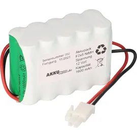 Akkuman.de Akkutechnik vom Fachmann 12V 1600 mAh 1 St.