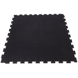 etm Gummimatte Puzzle-Stallmatte, 2 Größen, Stallmatte, Puzzlematte, rutschfest schwarz 100 cm x 100 cm x 20 mm