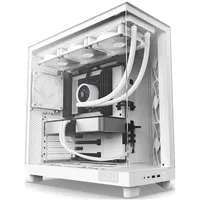 NZXT H6 Flow White, weiß, Glasfenster