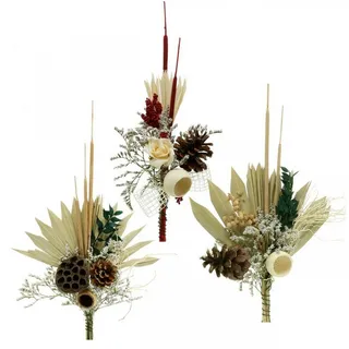 Trockenblume Trockenblumen Gestecke für Grabdeko Naturmaterialien Trauerfloristik, Viana, Höhe 9.2 cm