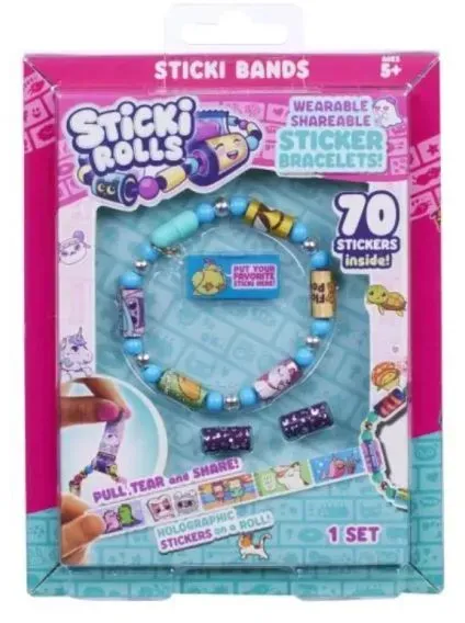 Sticki Rolls: Armband mit Aufklebern - verschiedene