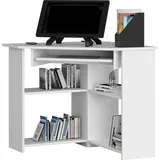 akord furniture factory AKORD TED in der Farbe Weiß und 5 Ablagen B80 x H74 x T80 cm - weiß