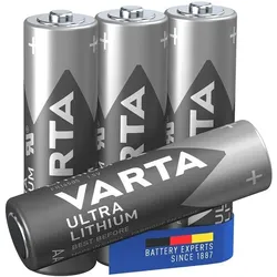Varta 4er-Pack Batterien »ULTRA LITHIUM« Mignon / AA / CR6