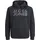 JACK & JONES Corp Logo Kapuzenpullover Black / Print Large Print / W Black XL