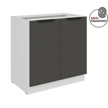 Küchen-Preisbombe Unterschrank ARIA 80 x 0 x 0 cm Schwarz