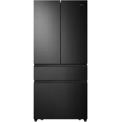 Hisense RF540N4SBF2 French Door, 480 l Nutzinhalt, EEKL E, Total No Frost, Super- Kühlen und Gefrieren Funktion, Black Steel-Look 20001522