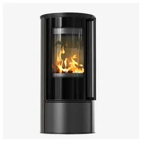Kratki Kaminofen Freistehender Stahlofen mit schwarzem Thermotec,