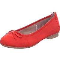 Jana Damen Ballerinas Elegant Vegan, Rot 39 EU
