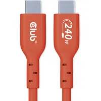 Club 3D USB 2.0 Typ-C Kabel Bidirektional USB-IF 480Mb PD 240W St./St. 1m orange