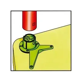 einkaufsbüro deutscher eisenhändler gmbh Tischbeinset D60 710-735 60 x 710-735
