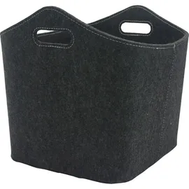 FireFix Kaminholztasche Filz 41 x 37 x 41 cm Schwarz