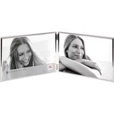 Walther Design Bilderrahmen silber 2X 10x15 cm Chloe Portraitrahmen WD215VS