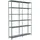 SCHULTE Regalwelt Anbauregal Metall 230 x 160 x 35 cm silberfarben