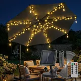 Sekey Solar Lichterkette 4M 136 LEDs spritzwassergeschützt