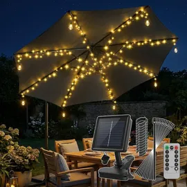 Sekey Solar Lichterkette 4M 136 LEDs spritzwassergeschützt