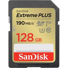 SanDisk Extreme Plus SDXC UHS-I U3 R190/W90 128 GB