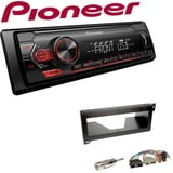 Pioneer 1-DIN Autoradio USB AUX Android Set für Jeep Cherokee 1997-2000 schwarz