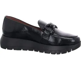 Wonders Plateau Slipper für Damen, schwarz, 39 EU