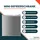 Homex Mini-Gefrierschrank FM1015-S Silber