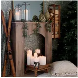 Chic Antique Kaminumbauschrank Grimaud Kaminumrandung für Deko in Recyclingholz natur (1-St)