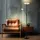 GLOBO Leseleuchte Stehlampe Deckenfluter dimmbar schwarz Metall Glas LED Flexospot