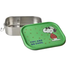 Rice Snoopy Große Edelstahl Brotdose grün