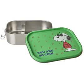 Rice Snoopy Große Edelstahl Brotdose grün