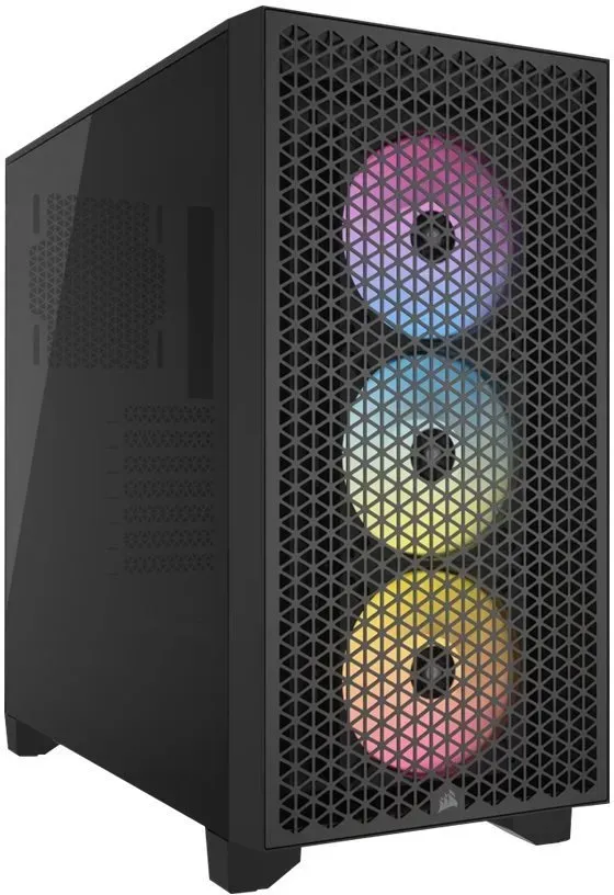 Corsair PC-Gehäuse CORSAIR 3000D RGB AIRFLOW schwarz