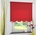 Volantrollo klassisch, Uni-Lichtdurchlässig, rot BxH 232x180 cm
