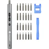TOOLCRAFT Akku-Stabschrauber 3,7 V 330 mAh ohne Akku + Elektro-Schraubendreher Set 28-in-1