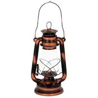 Nklaus Sturmlaterne Petroleumlampe Eisen bronzefarben 31x14cm Öllampe Maritime Deko