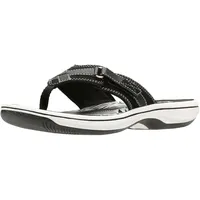 Clarks Damen Breeze Sea Flipflop, Schwarz, 41.5 EU - 41.5 EU