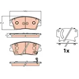 TRW Bremsbelagsatz, Scheibenbremse