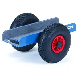 Plattenroller 4166, Luftreifen, Tragkraft 500kg - blau