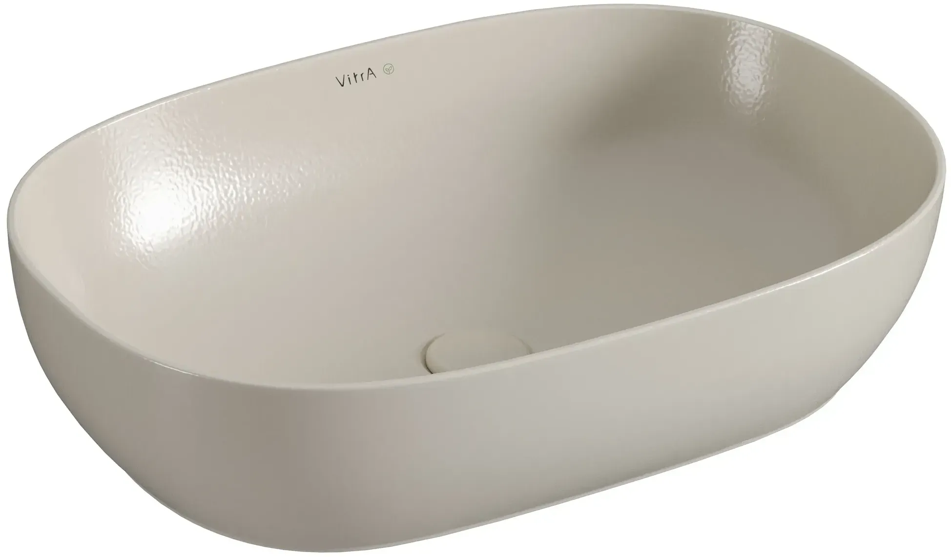 VitrA Re-Ceramic Aufsatzschale oval 60 x 41 cm Sanitärkeramik aus 100 Prozent recyceltem Rohstoff
