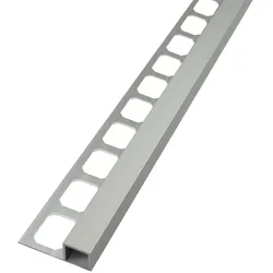 Quadratprofil / Ecken Aluminium silber eloxiert | Quadrat-Eckstück Aluminium - 9,0 mm