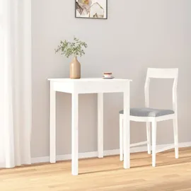 vidaXL Esstisch 55 x 75 x 55 cm weiß