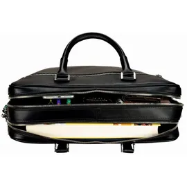LEONHARD HEYDEN Montreal Aktentasche Leder 40 cm schwarz