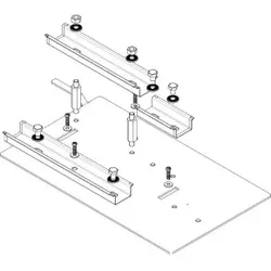 Schneider Electric KSB63PMP KSA Zubehör, Montageplatte für Messtechnik für KSB100SV - 12 Stück