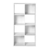 CaliCosy Bücherregal 62 x 29,5 x 123 cm Weiß