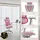 HJH Office Ergohuman Slim G GEN2 Netzstoff Rosa