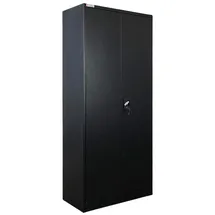 Proregal ELEPHANT Flügeltürenschrank 180 x 80 x 40 cm Schwarz