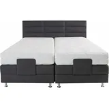 Westfalia Schlafkomfort Boxbett 214 x 210 cm Grau