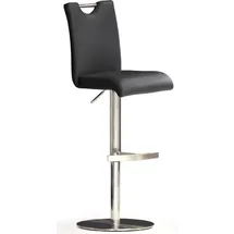 MCA Furniture Barhocker 42 x 91 x 50 cm Schwarz