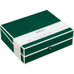 Die Kante Dokumenten-Box dunkelgrün