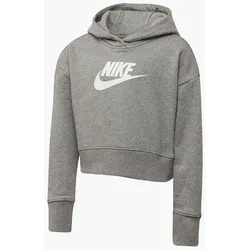 Crop Hoodie - Damen - grau