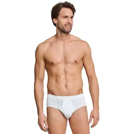 SCHIESSER Essentials white sports briefs with a fly L 2er Pack